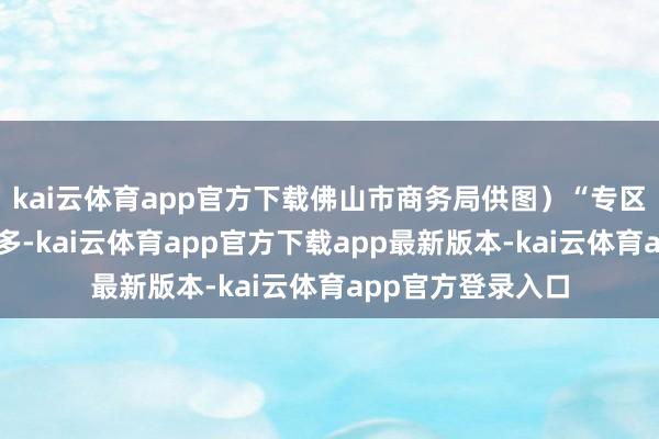 kai云体育app官方下载佛山市商务局供图）“专区里的产物种类许多-kai云体育app官方下载app最新版本-kai云体育app官方登录入口